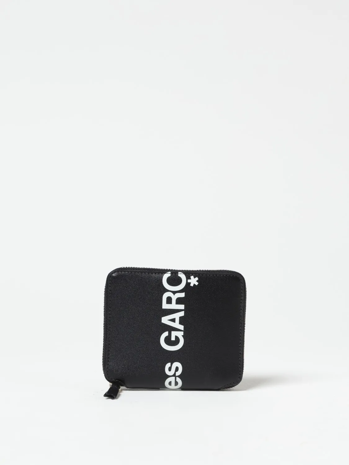 Portafoglio Comme Des Garçons Wallet in pelle con stampa logo