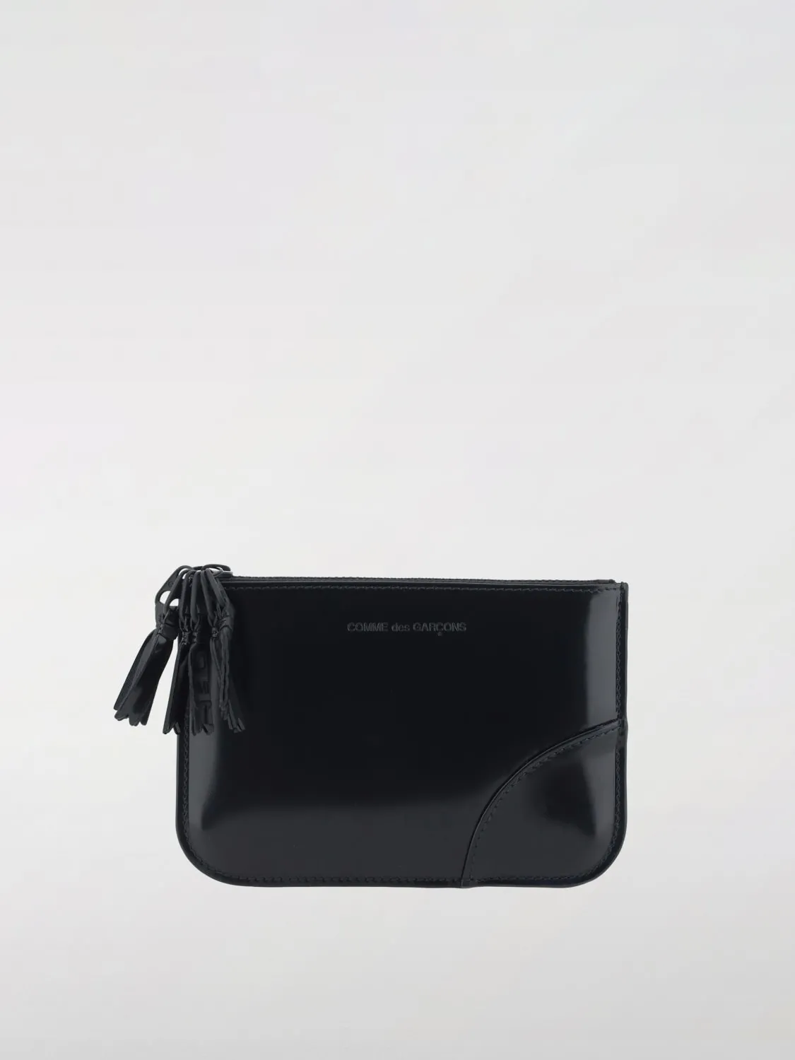 Portafoglio Zipper Medley Comme Des Garçons Wallet in pelle spazzolata