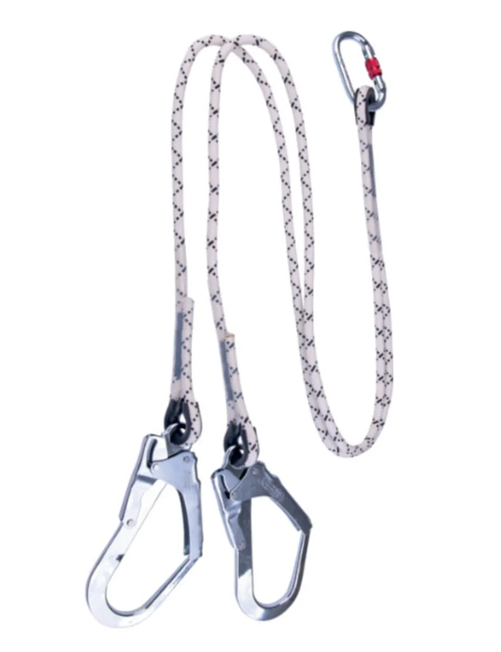 Cordino Doppio Con Cinghie E Moschettone