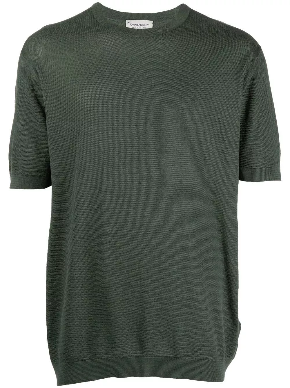 T-shirt m/c park in cotone pique di John smedley
