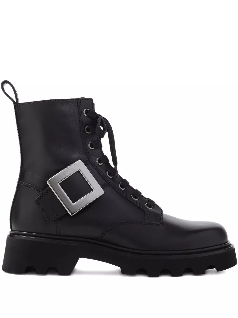 Stivaletto viv rangers in pelle di Roger vivier