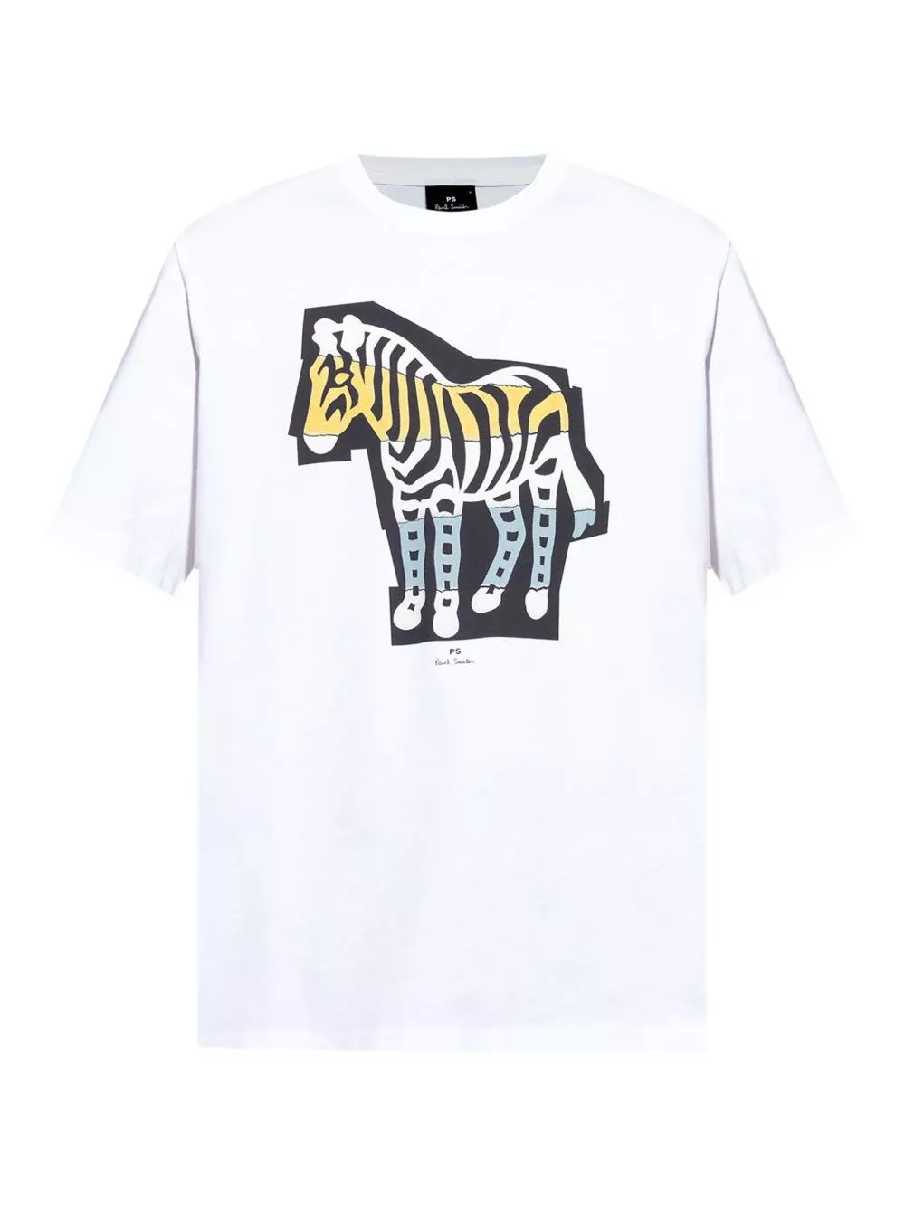 T-shirt in cotone stampa zebra di Ps paul smith