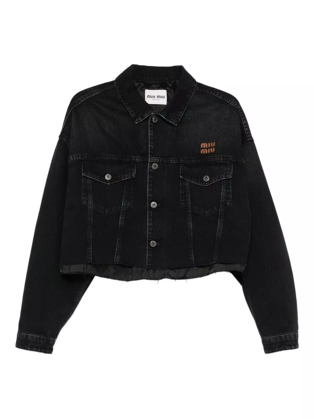 Giubbino in jeans di Miu miu