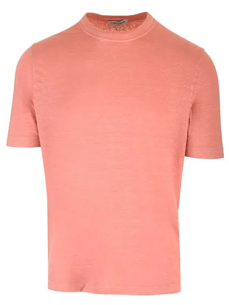 Al Duca D'aosta Uomo T-shirt in jersey di lino fiammato