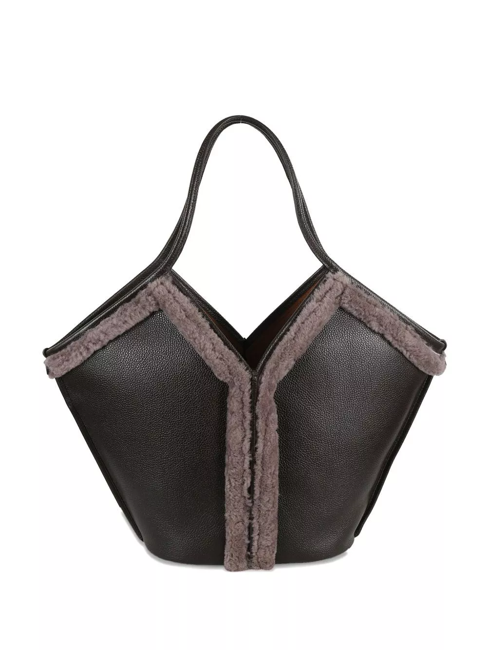 Borsa shopping calella in pelle di Hereu