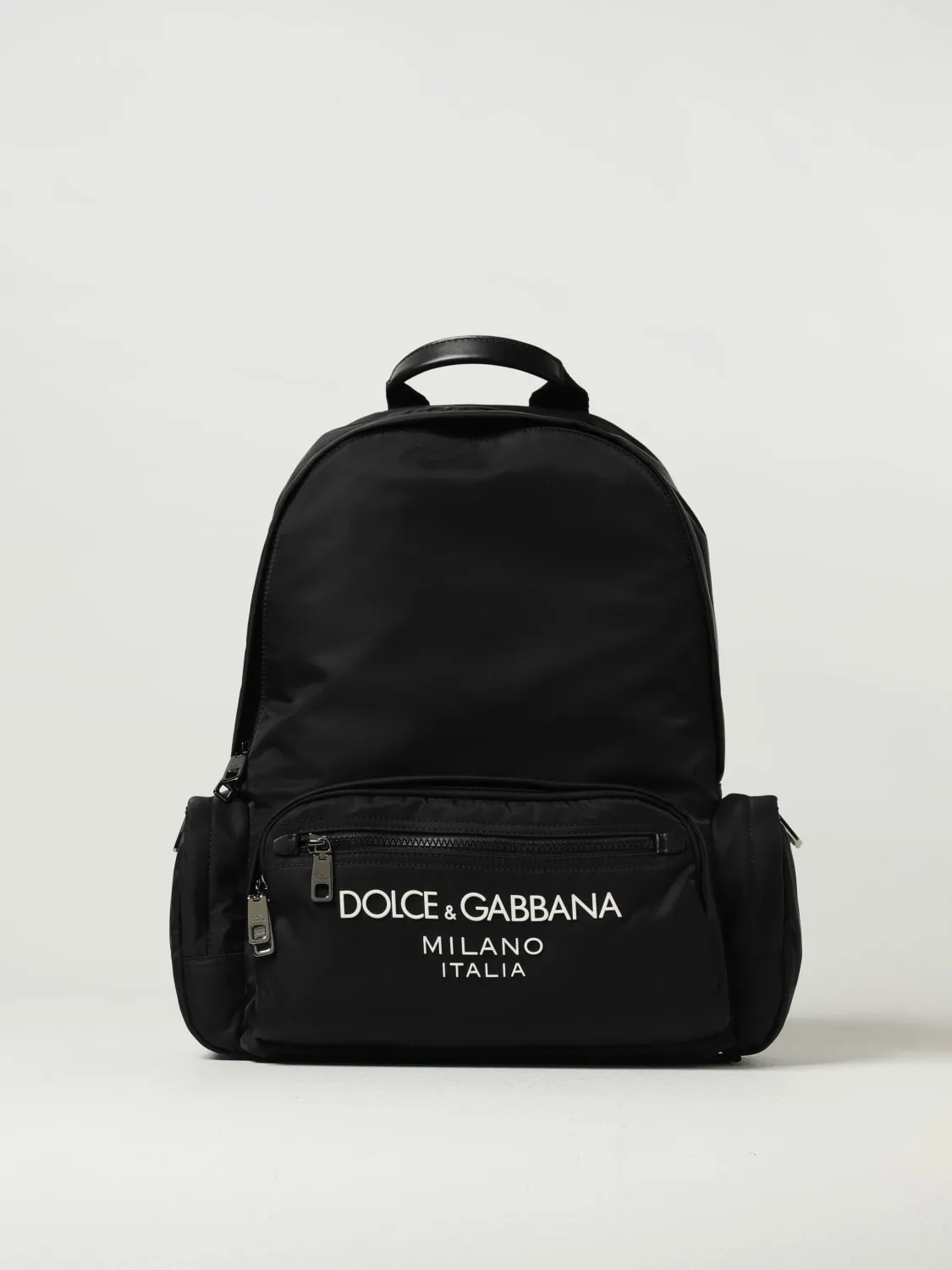 Zaino Dolce & Gabbana in nylon con logo gommato
