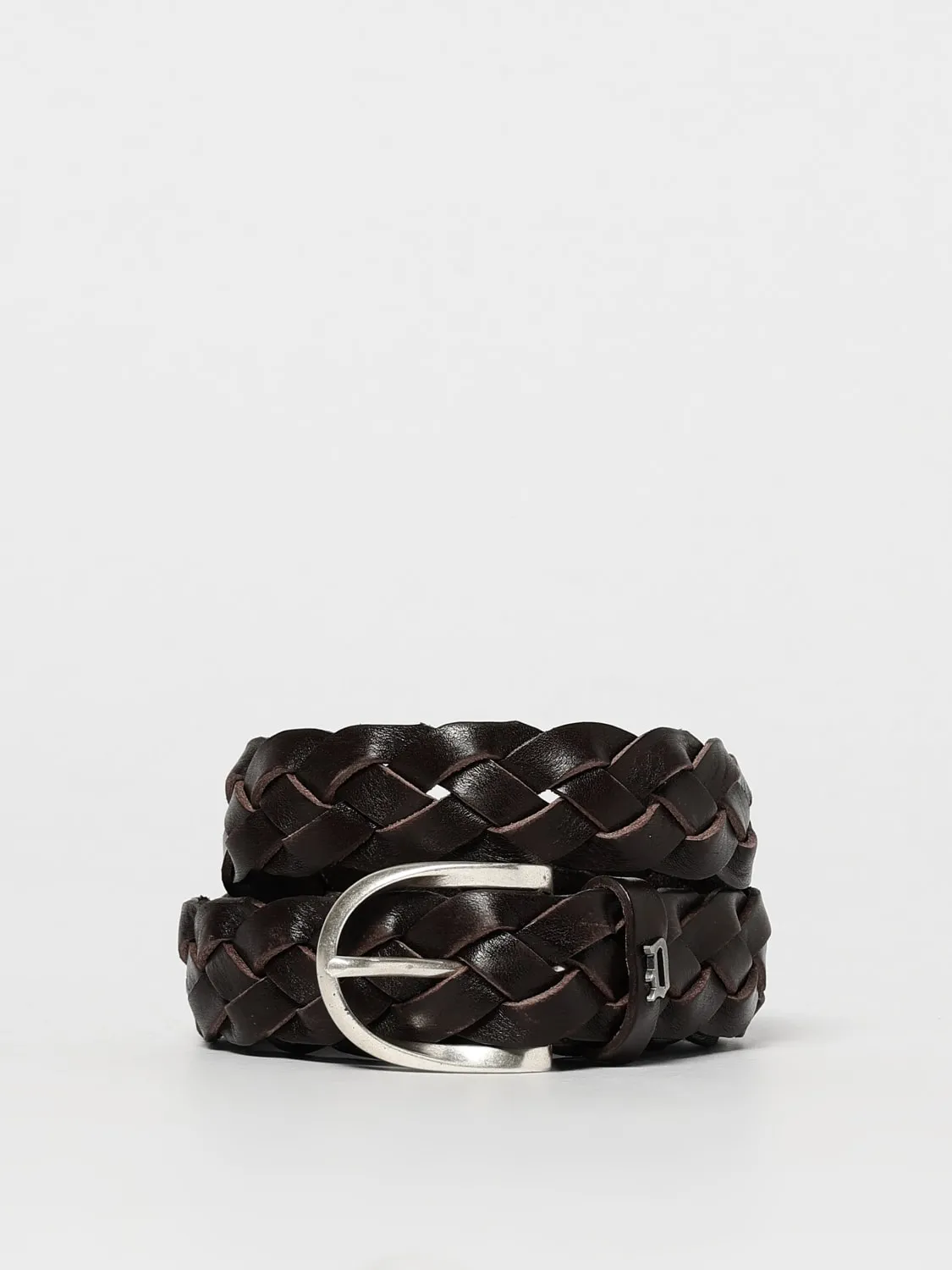 Cintura Dondup in pelle intrecciata