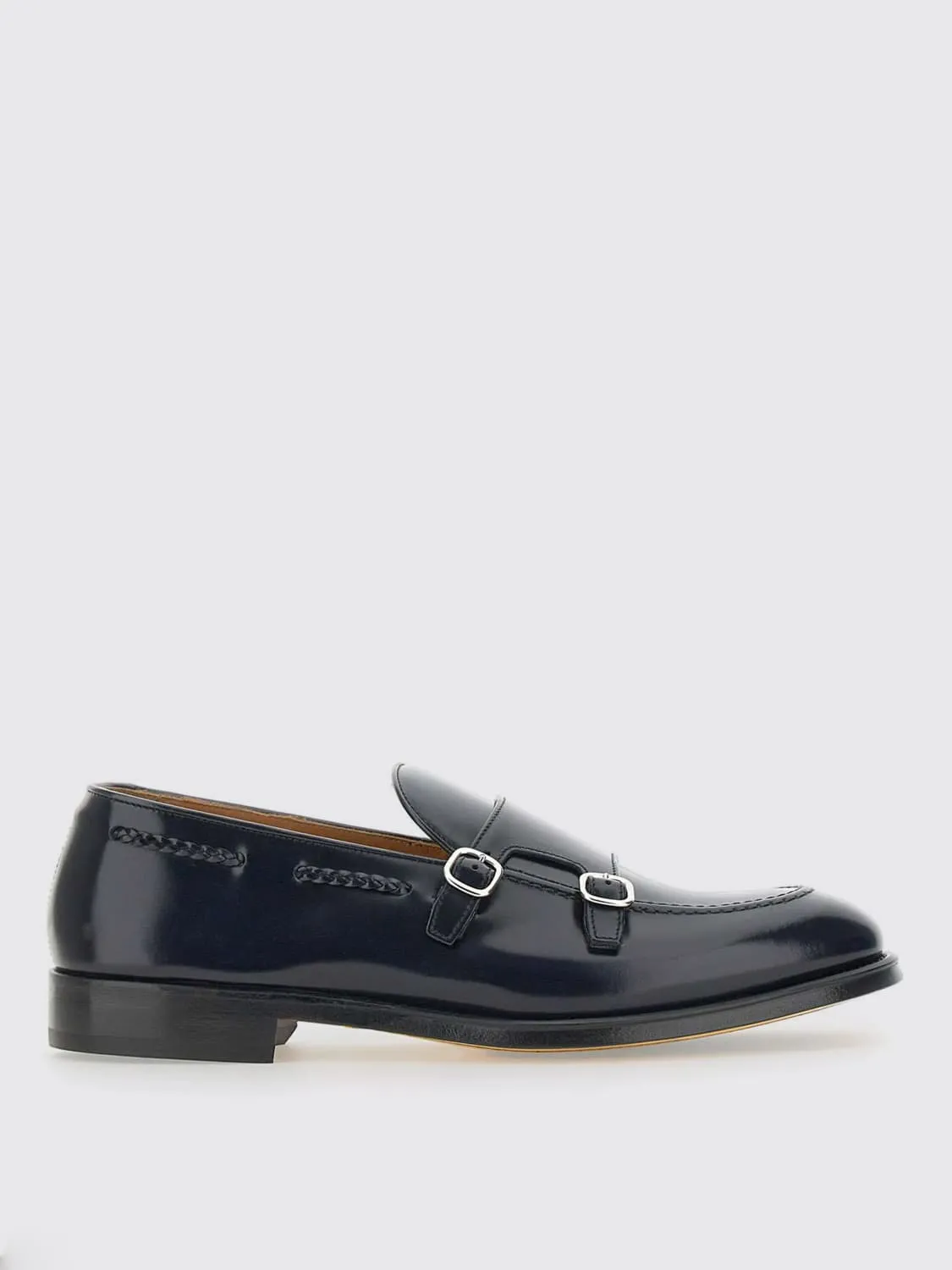 Monk Strap Doucal's in pelle spazzolata