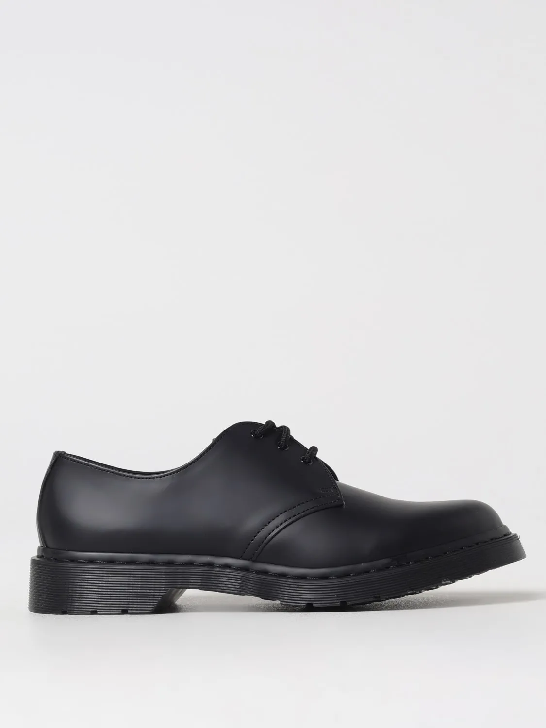 Derby 1461 Dr. Martens in pelle gommata con finish opaco