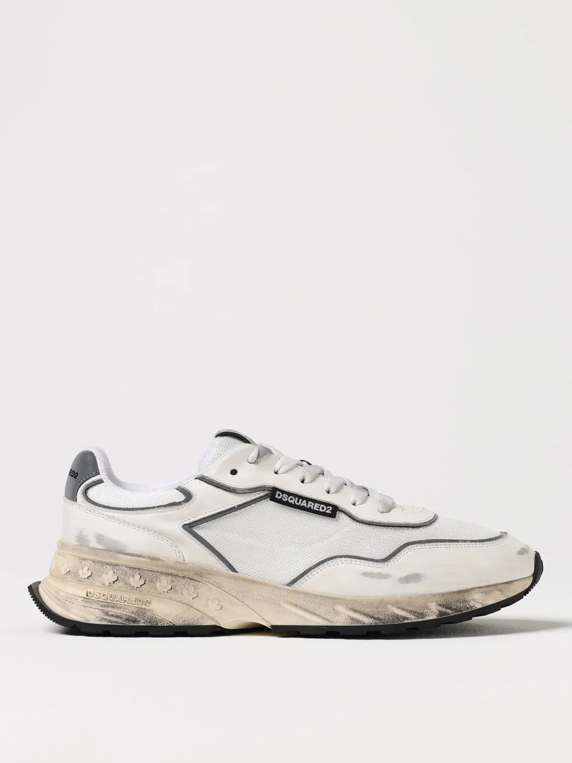 Sneakers Sprinter Dsquared2 in pelle used e mesh