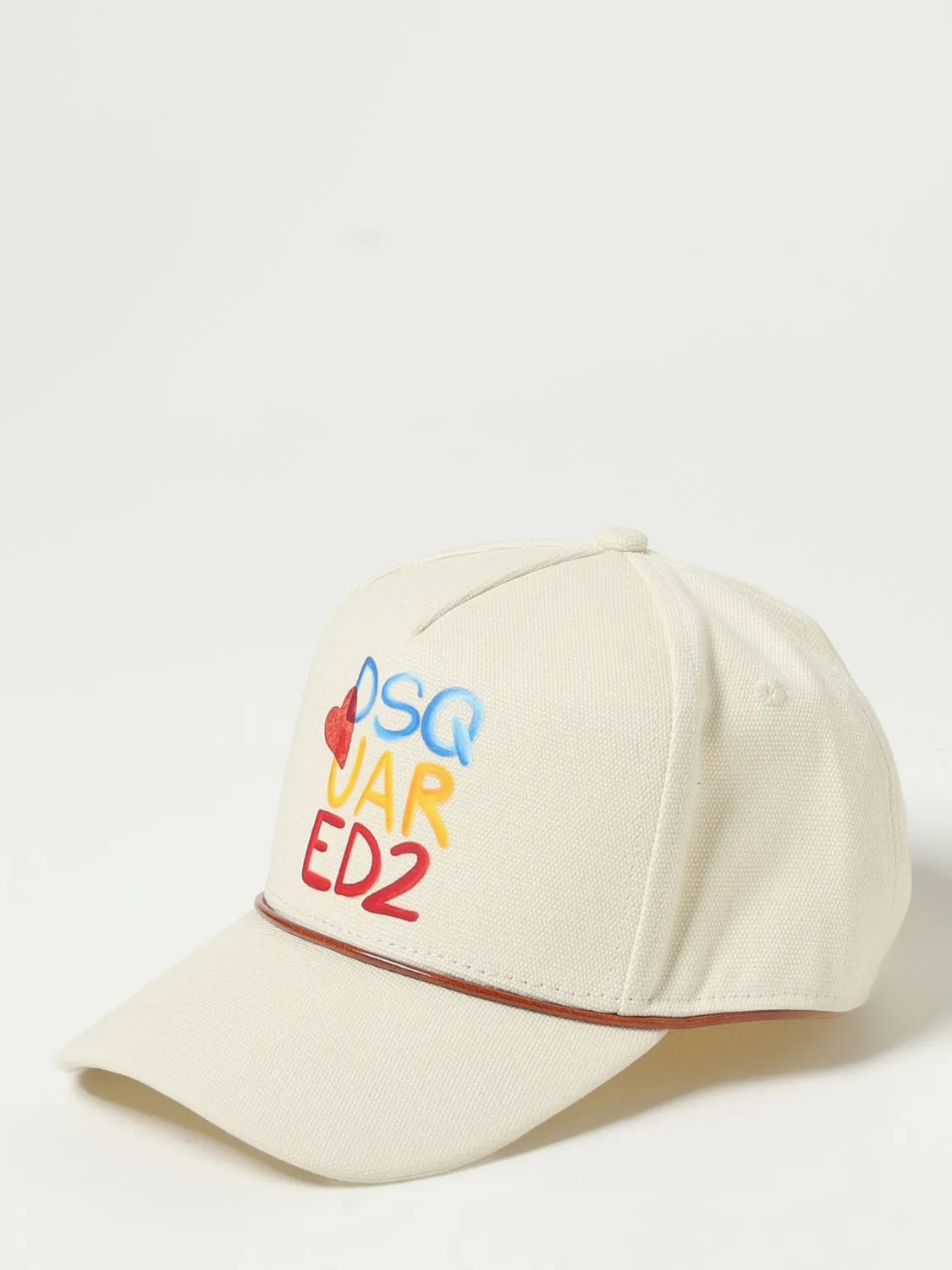 Cappello Summer Lovers Dsquared2 in canvas di cotone