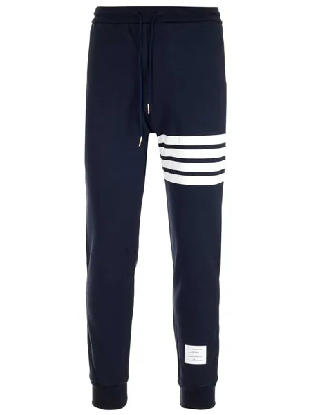 Thom Browne Uomo Pantaloni "4-bar" blu