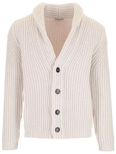 Al Duca D'aosta Uomo Cardigan bianco