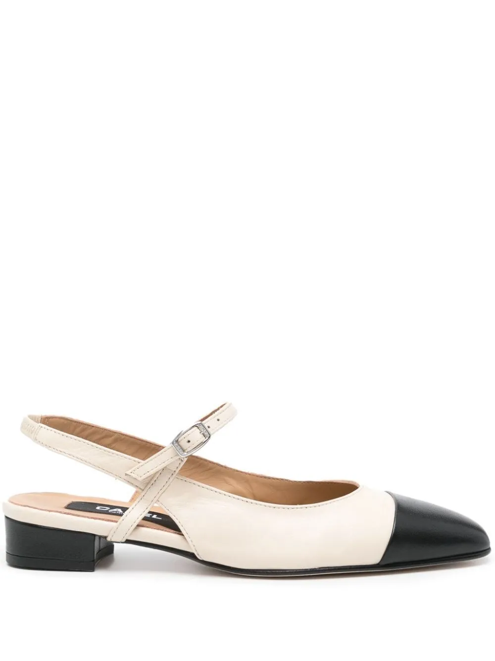 SLINGBACK OCEANO IN PELLE BICOLORE