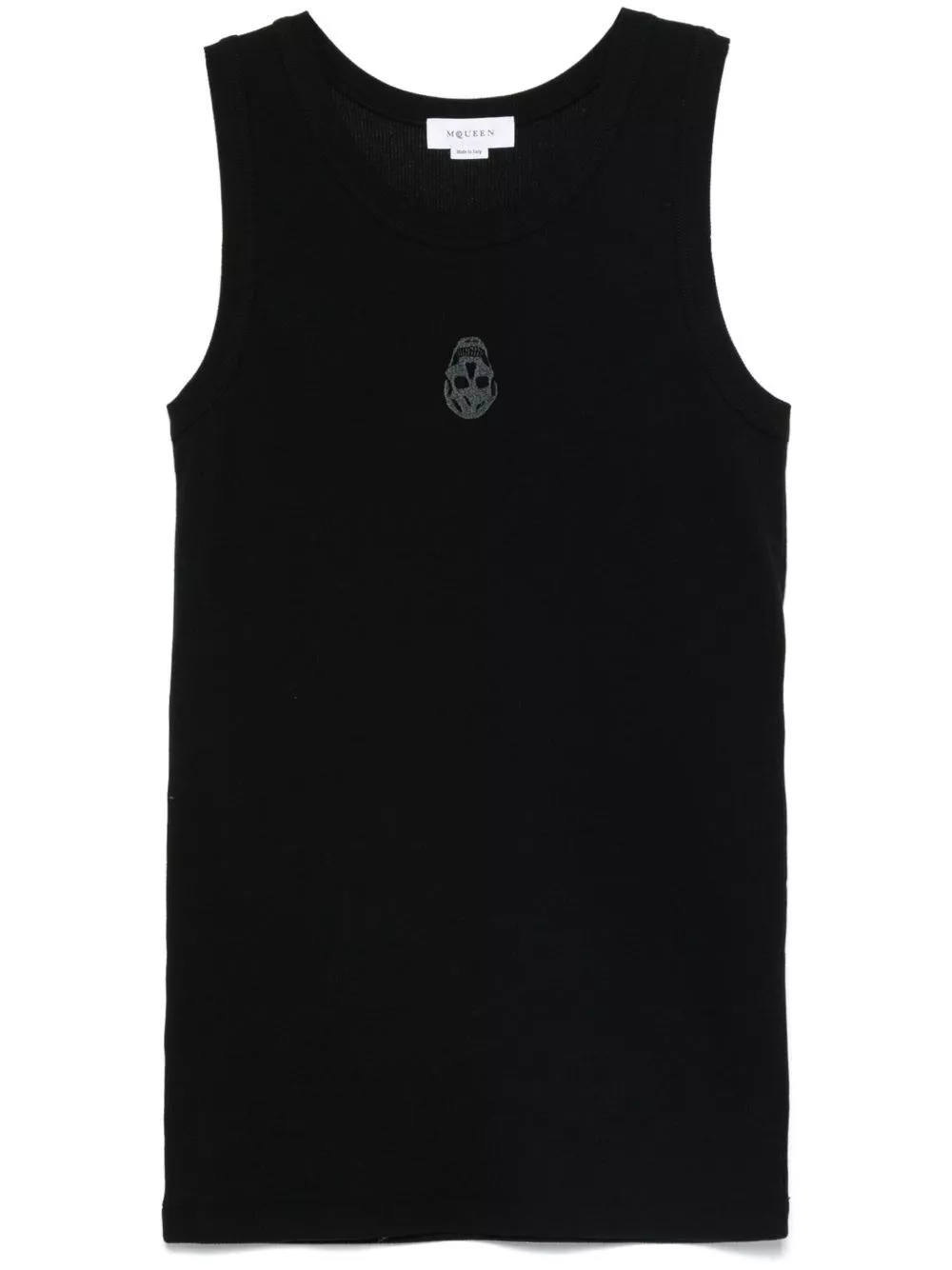 Top skull in cotone di Alexander mcqueen
