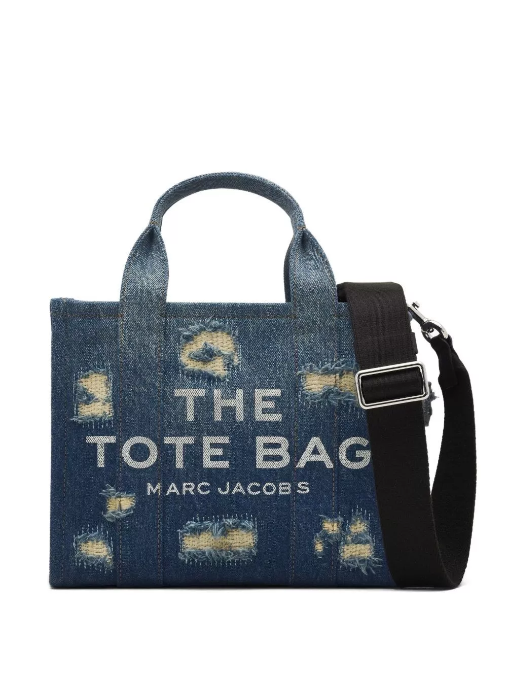 Borsa the small tote in cotone di Marc jacobs