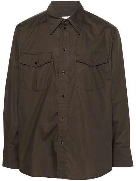 Lemaire Uomo Camicia western cotone
