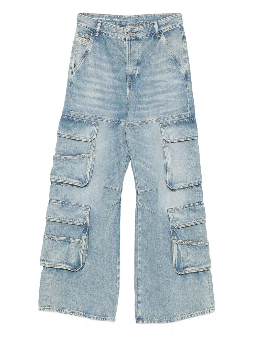 Jeans cargo in cotone di Diesel
