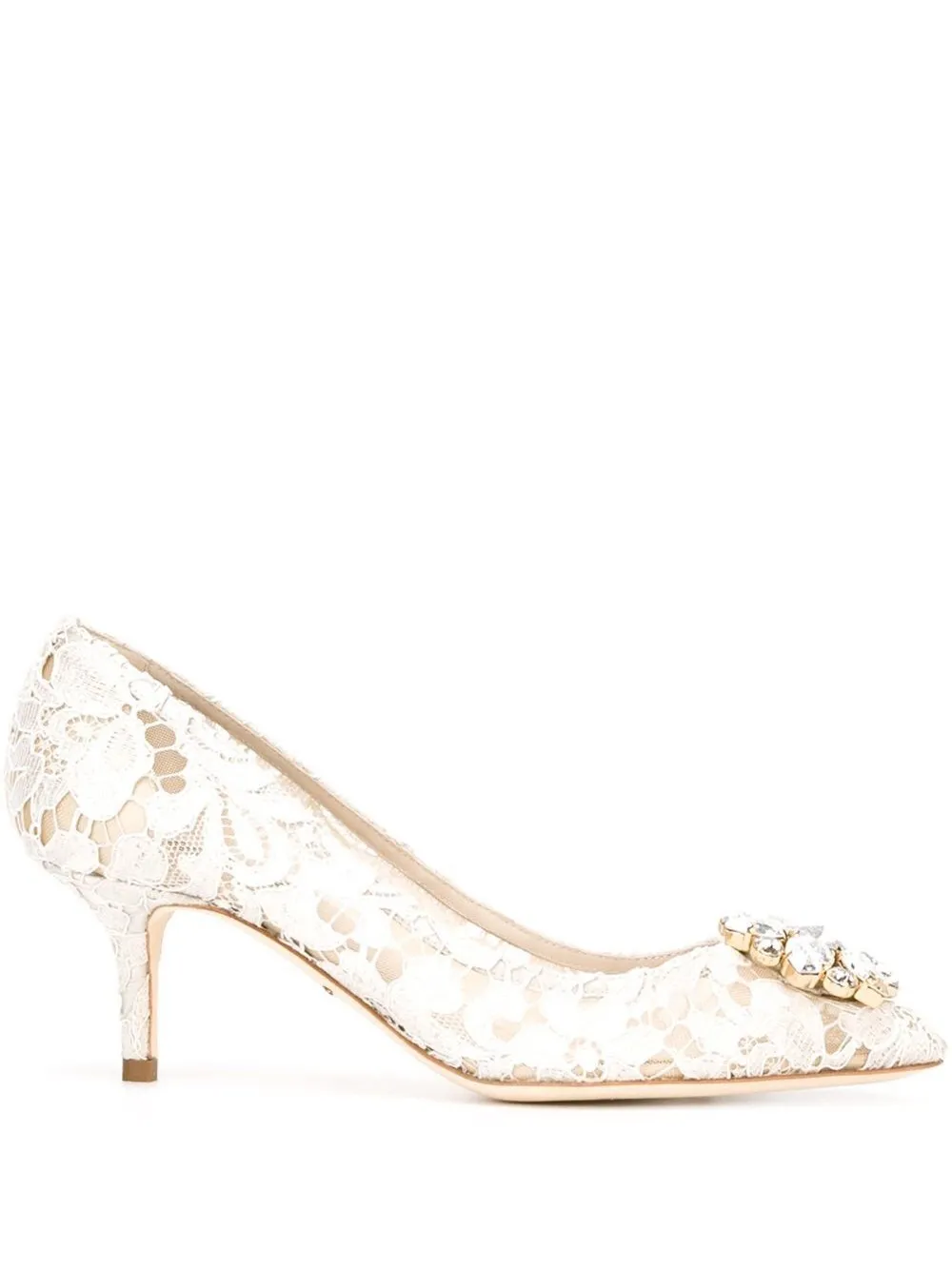 DÉCOLLETÉ RAINBOW IN PIZZO CON BROCHE