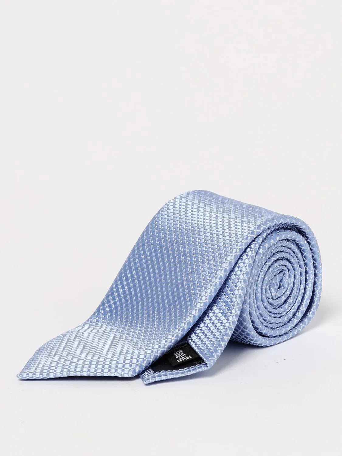 Cravatta Emporio Armani in seta con pois jacquard