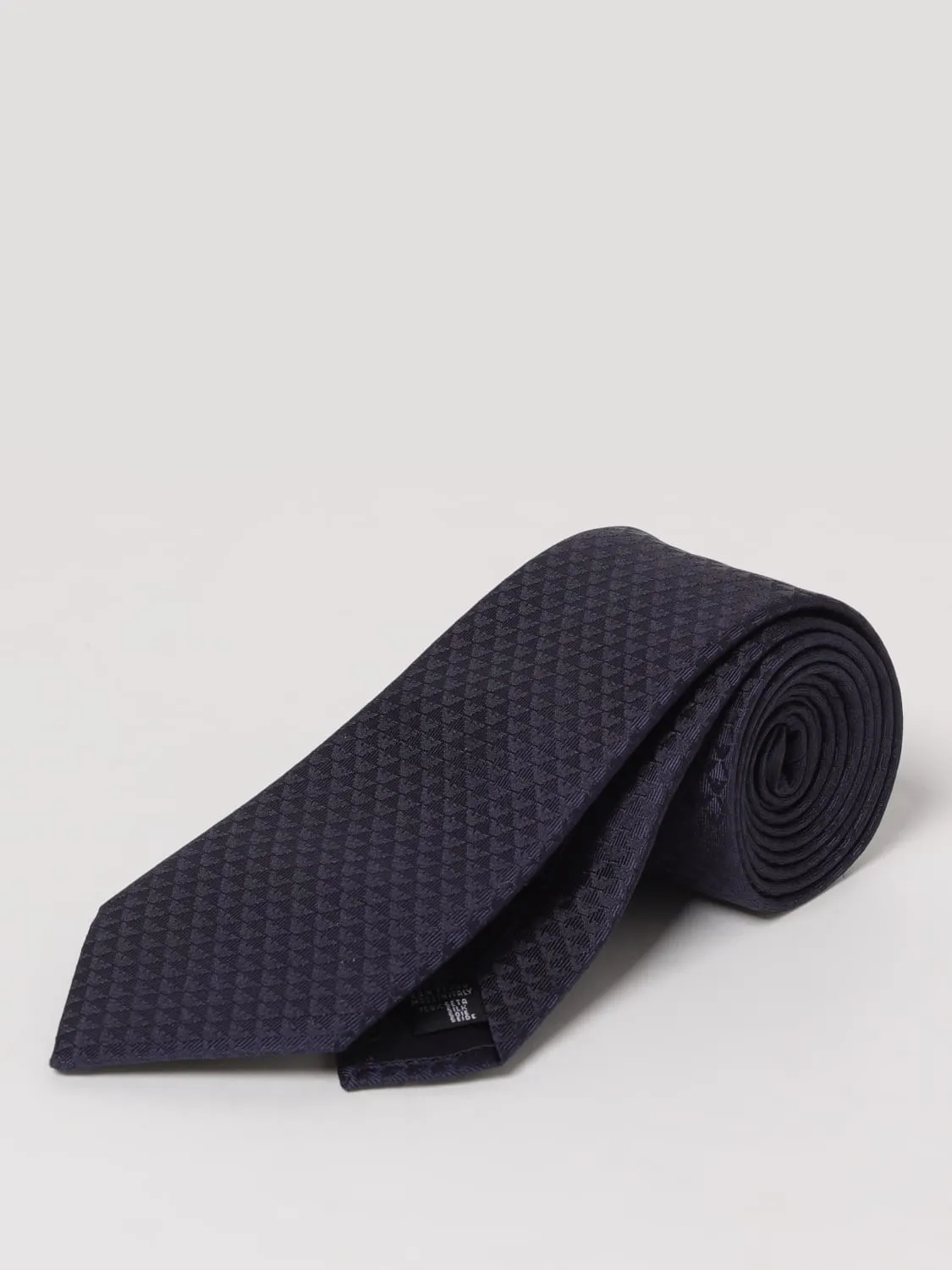 Cravatta Eagle Emporio Armani in seta jacquard