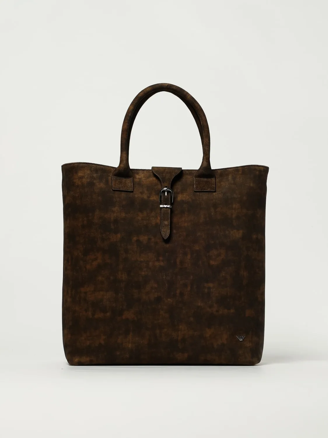 Borsa Maxi tote in camoscio Emporio Armani