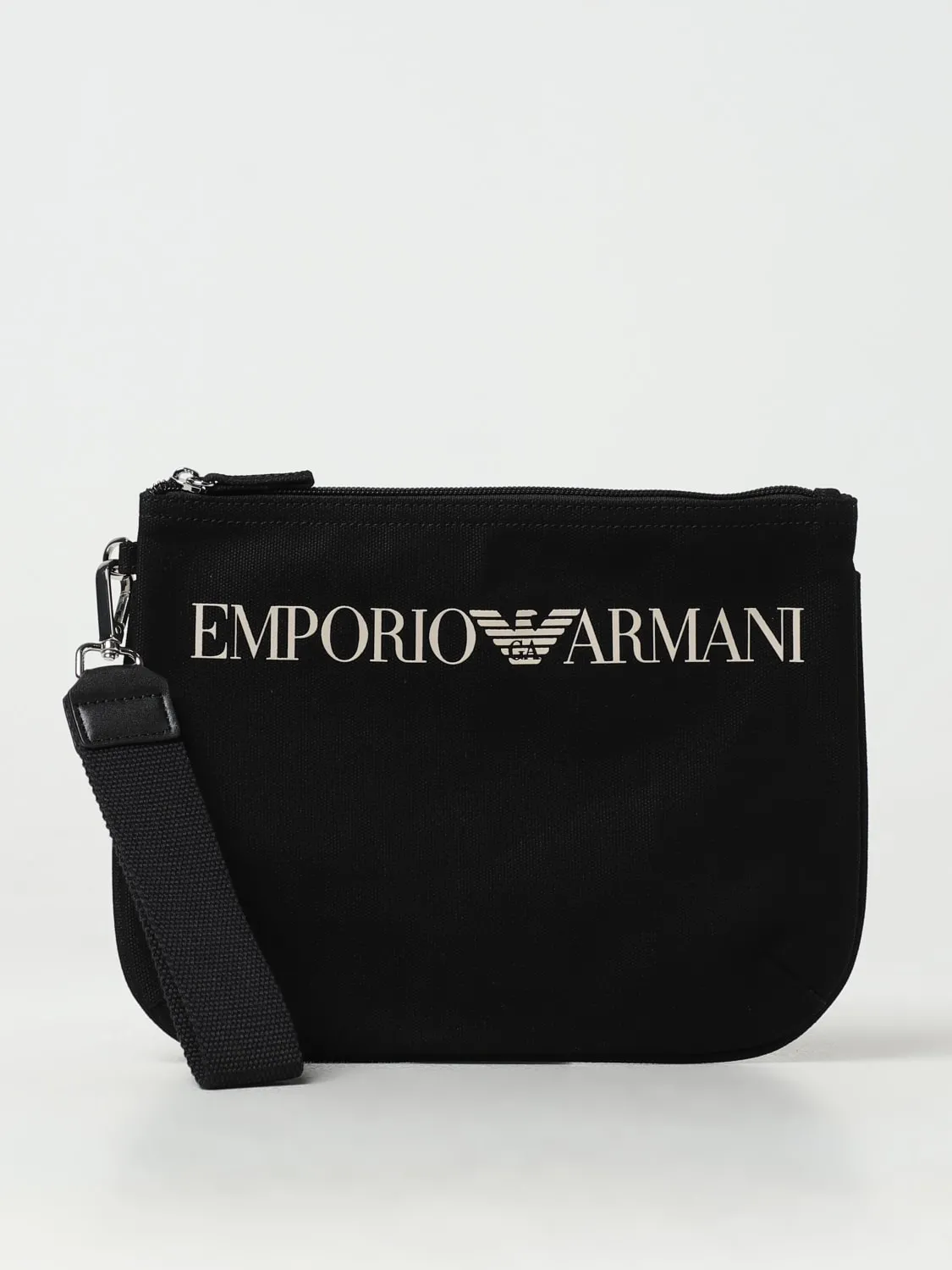 Pouch Emporio Armani in tessuto sintetico