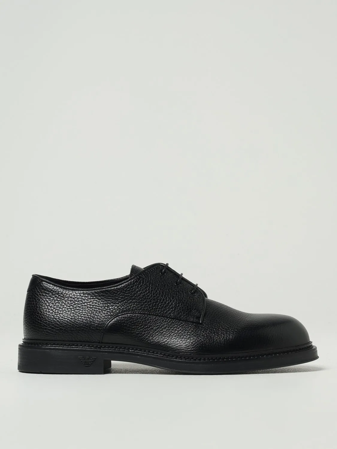 Derby Emporio Armani in pelle martellata