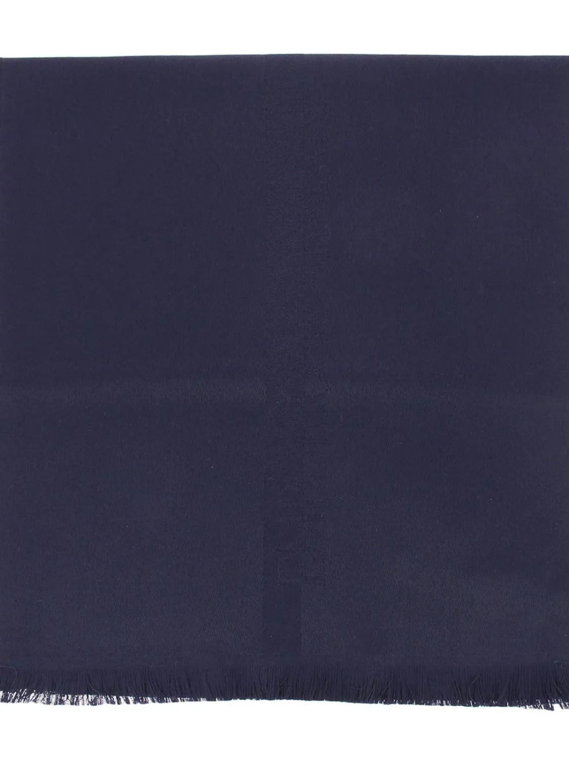 Sciarpa in pura lana con maxi logo ricamato