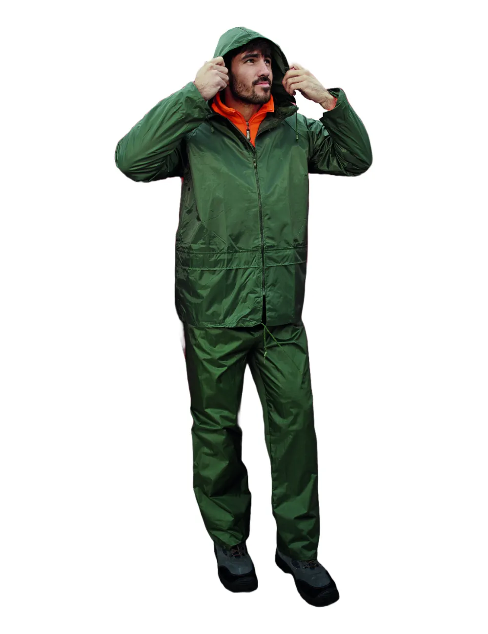 Ensemble de pluie de travail en nylon