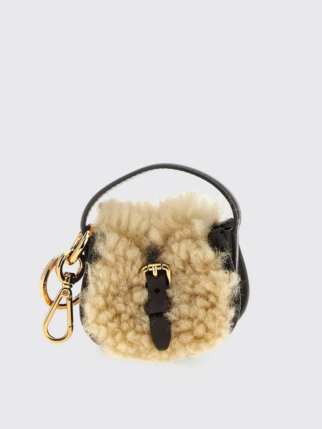 Charm bag mini in pelliccia Etro