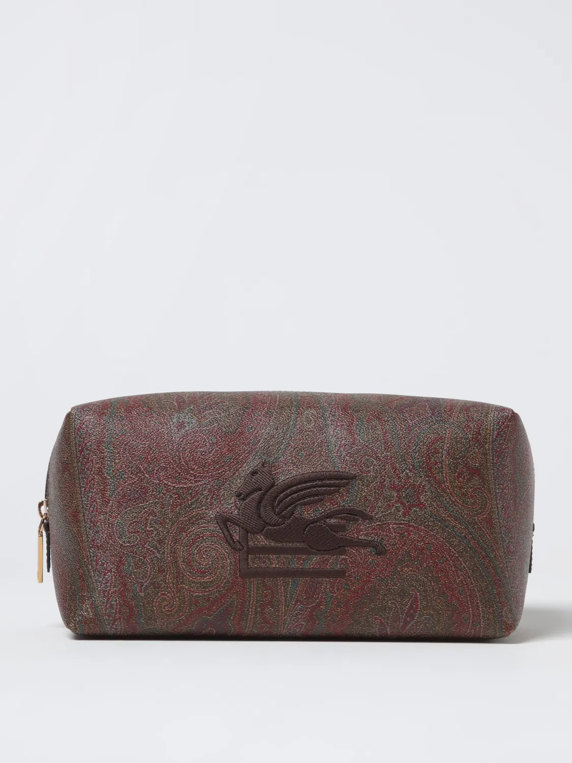 Trousse da bagno Pegaso Paisley Etro in cotone spalmato