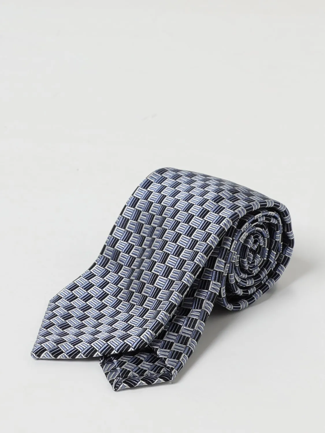 Cravatta Etro in seta con monogram jacquard