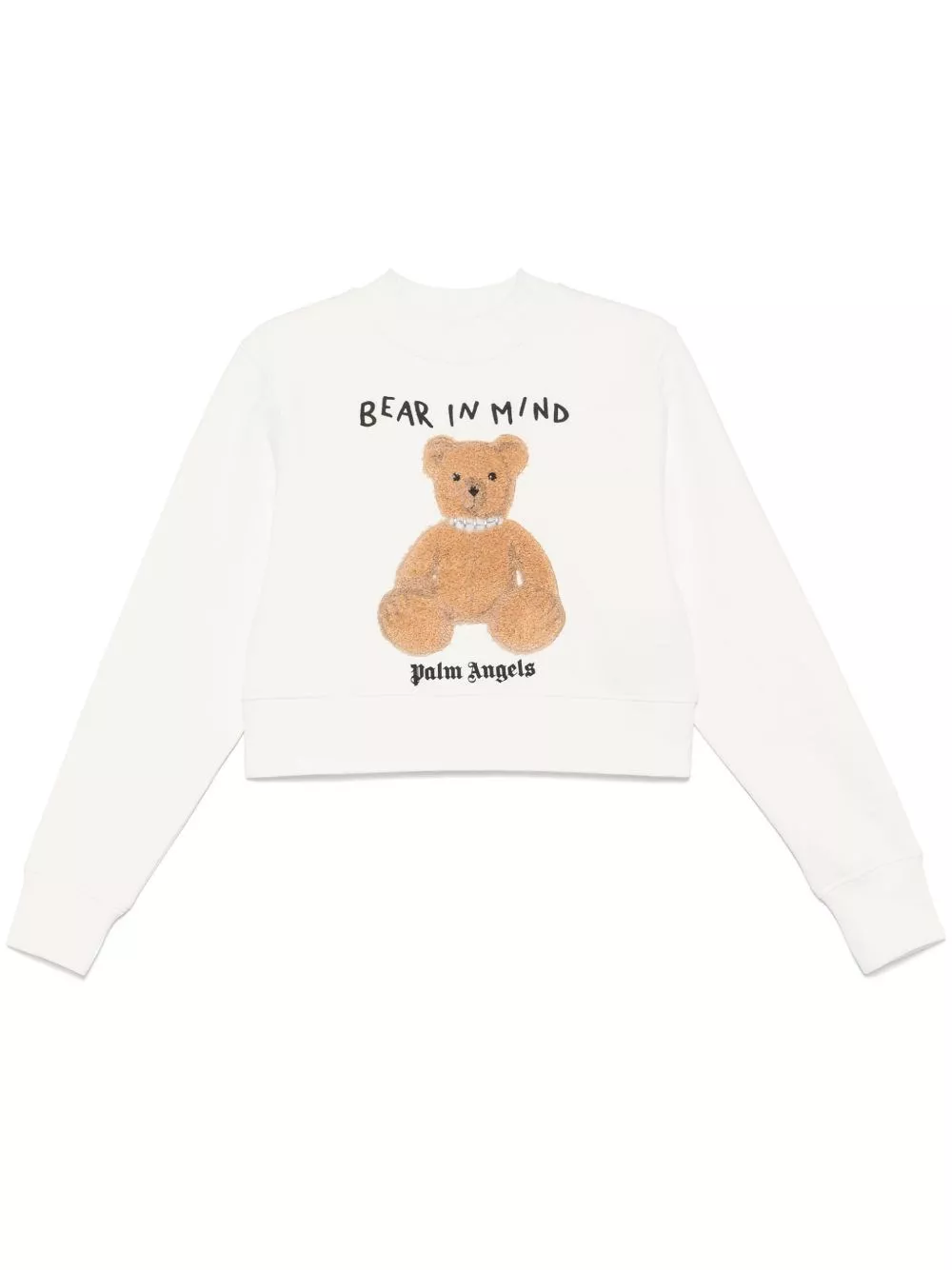 Felpa bear in mind in cotone di Palm angels