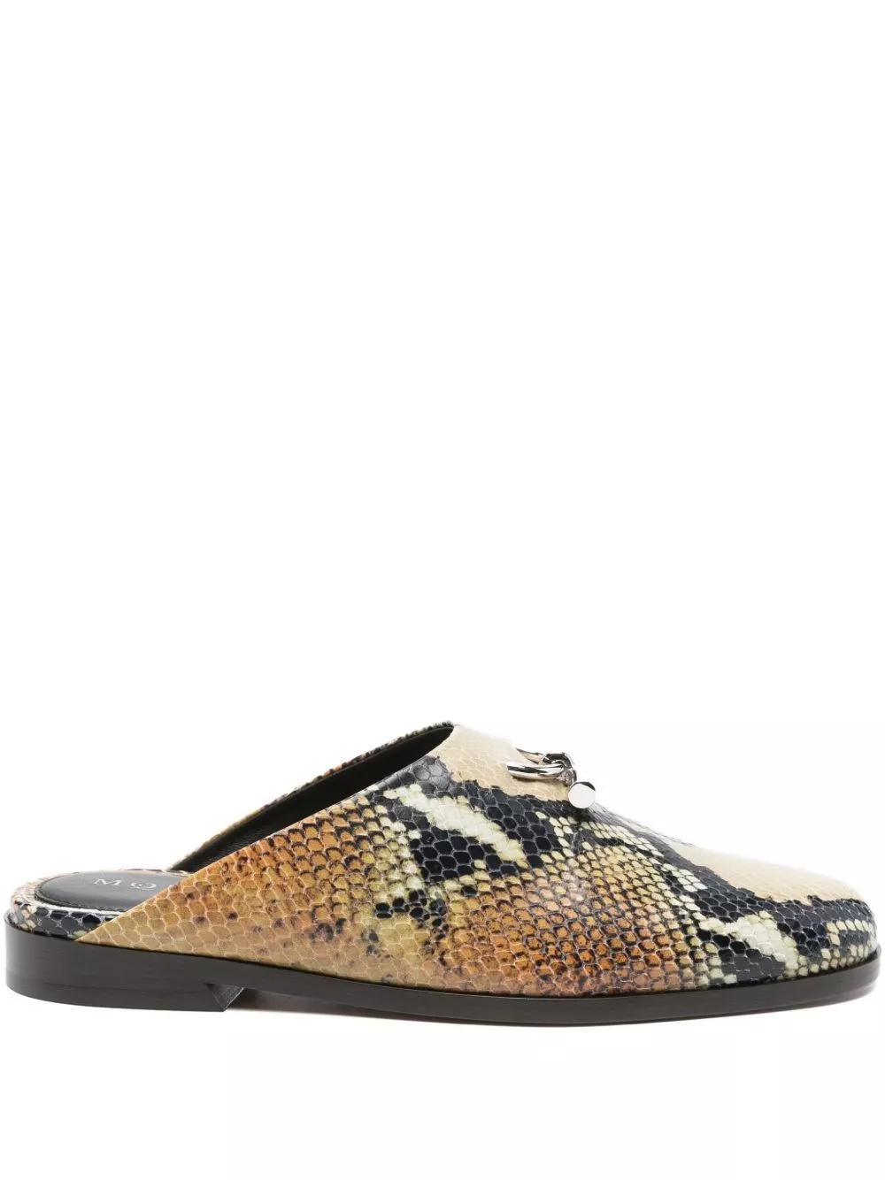 Slipper in pelle di Alexander mcqueen