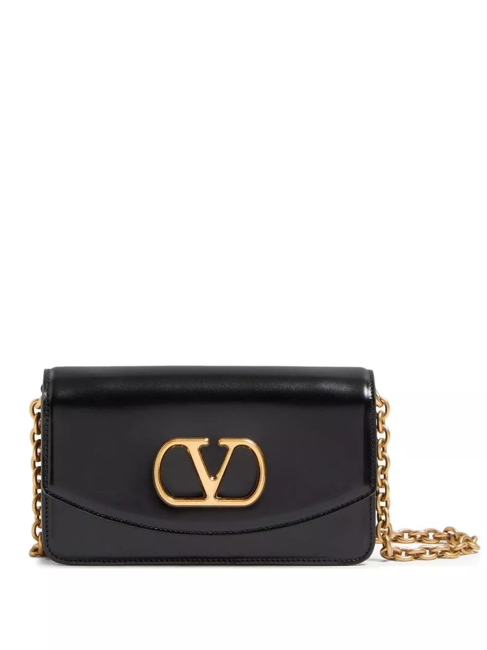 Clutch vain piccola in pelle di Valentino garavani