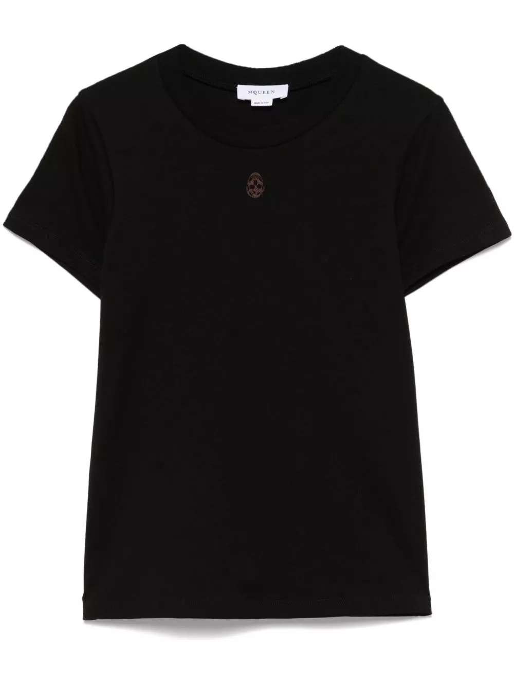 T-shirt skull in cotone di Alexander mcqueen