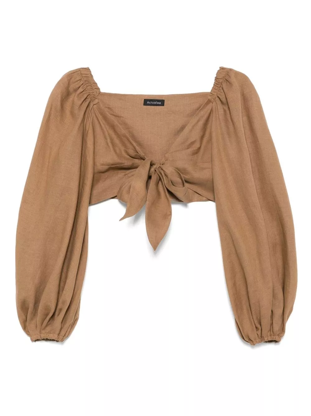 Top in lino di Actualee