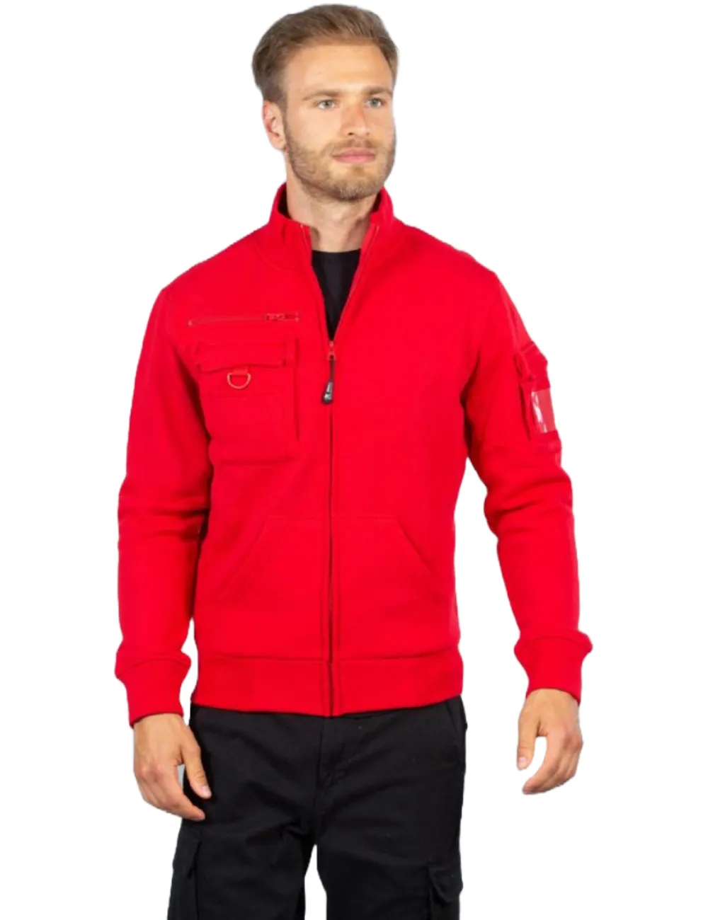 Felpa In Cotone Misto Gr.280 Da Lavoro New Italy