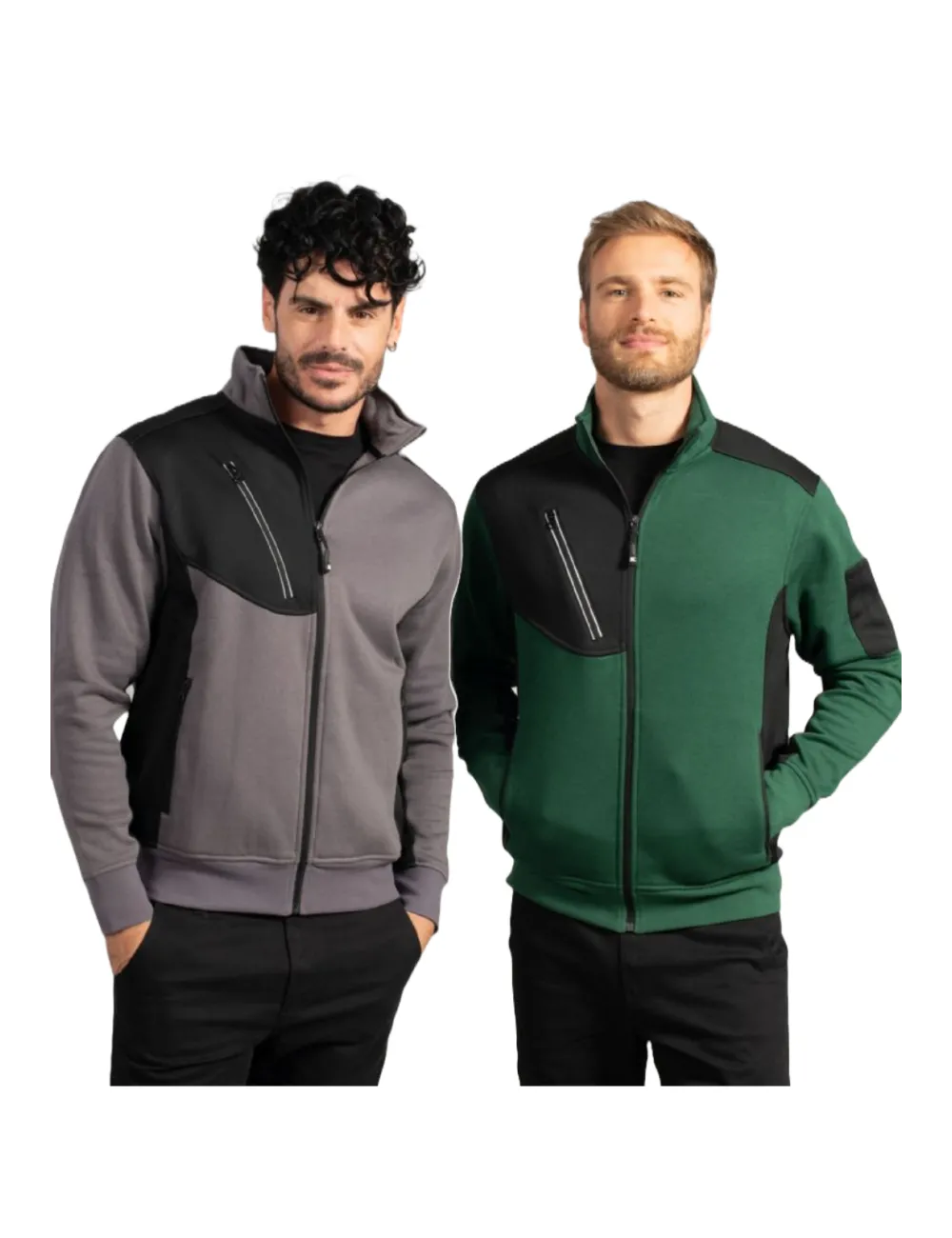 Felpa Zip Lunga In Tessuto Misto Gr. 280 Da Lavoro Niagara