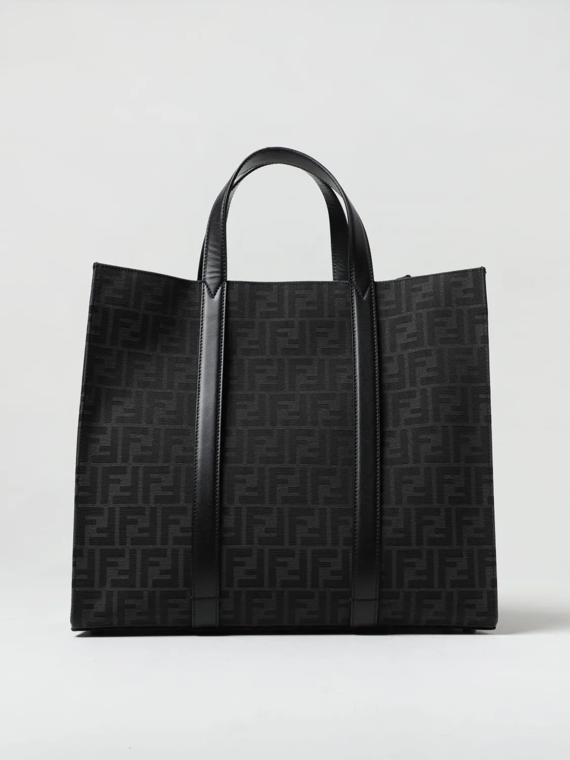 Borsa Shopper Fendi in tessuto con monogram FF jacquard