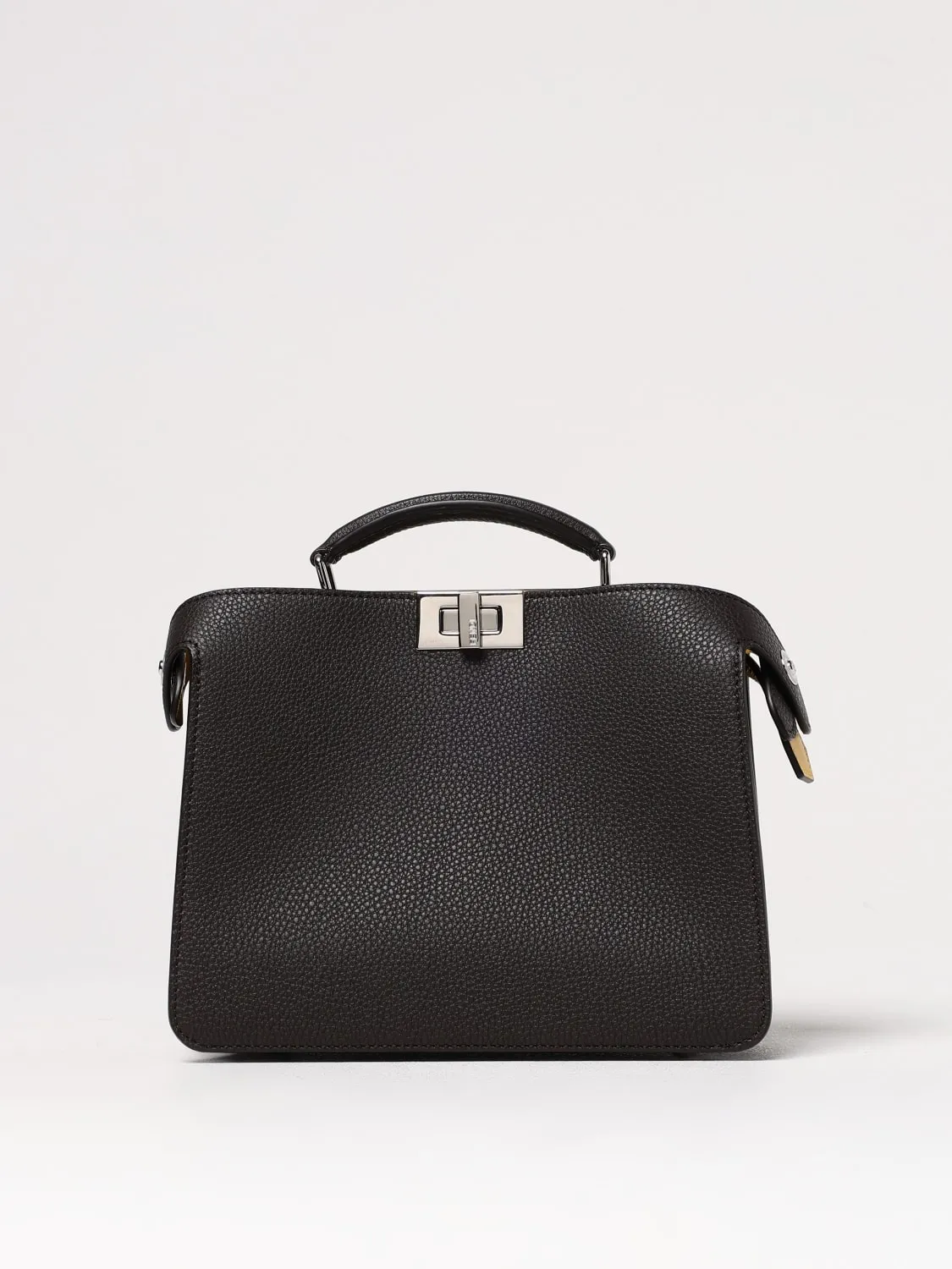 Borsa tote Peekaboo Fendi in pelle a grana