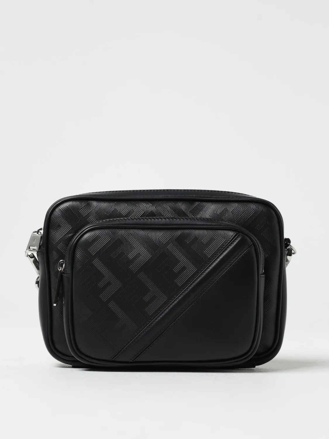 Borsa Camera Case Duo Fendi Shadow Diagonal Fendi in pelle