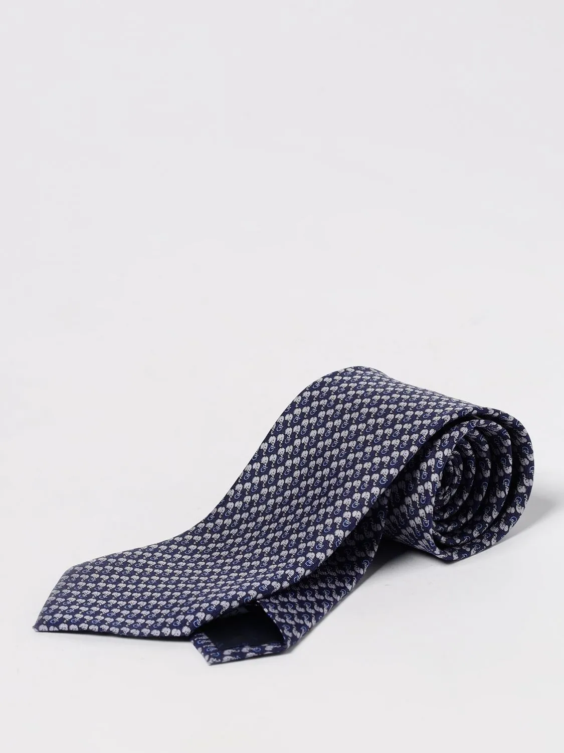 Cravatta Aris Ferragamo in seta stampata