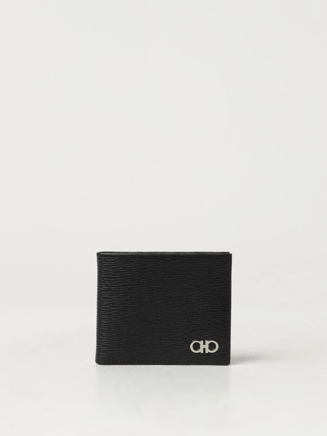 Portafoglio Gancini Ferragamo in pelle goffrata