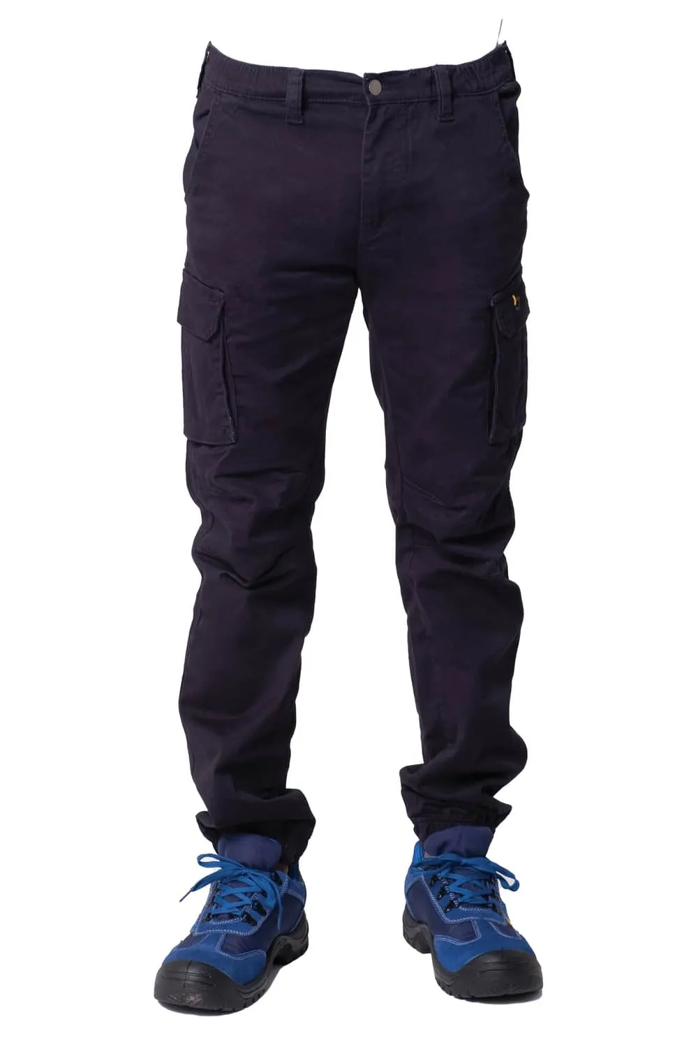 Pantalone Multitasche In Cotone Elasticizzato Bxwork