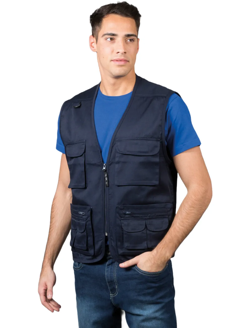 Gilet Multitasche In Tessuto Misto Gr190 Da Lavoro Sudan