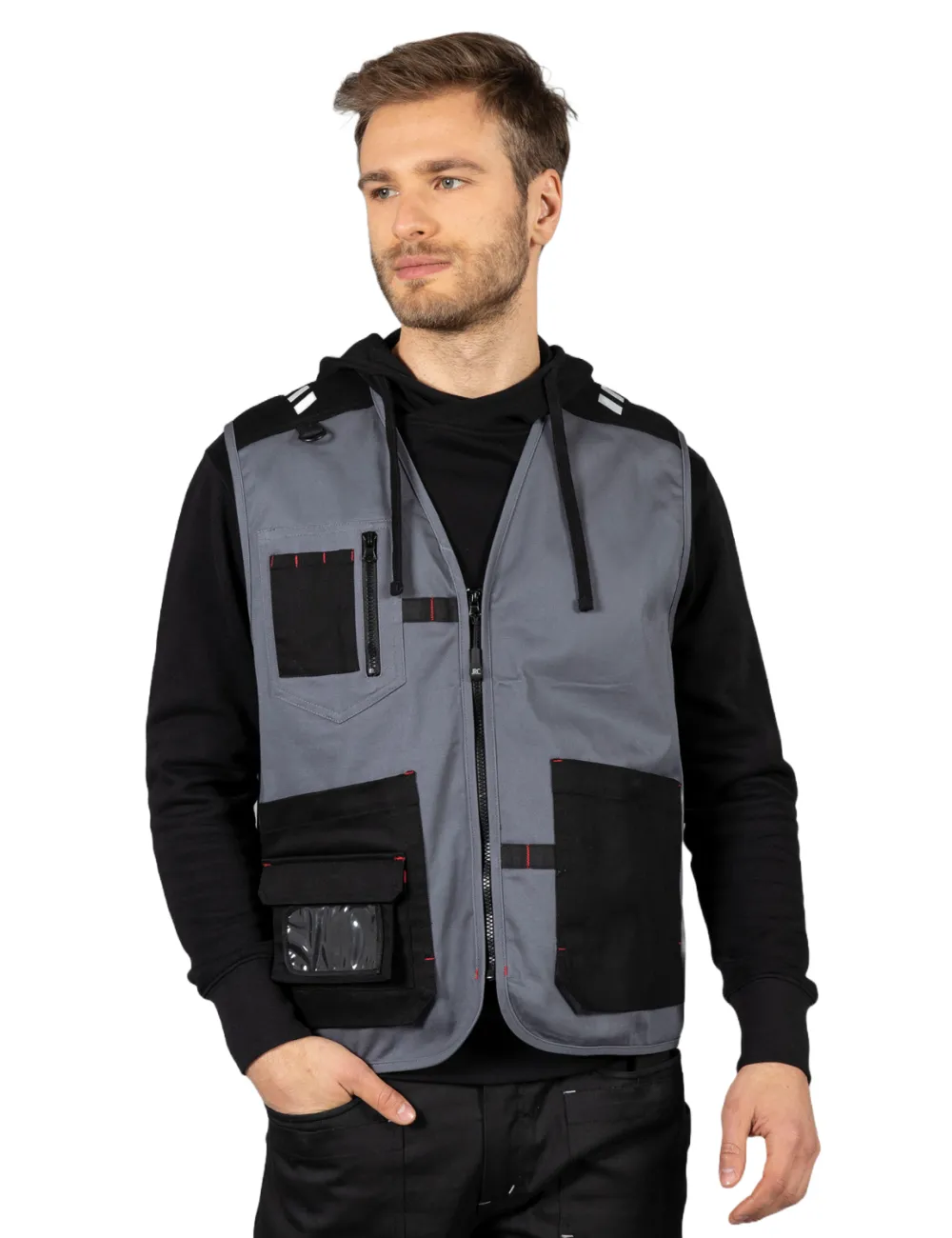 Gilet Multitasche Elasticizzato