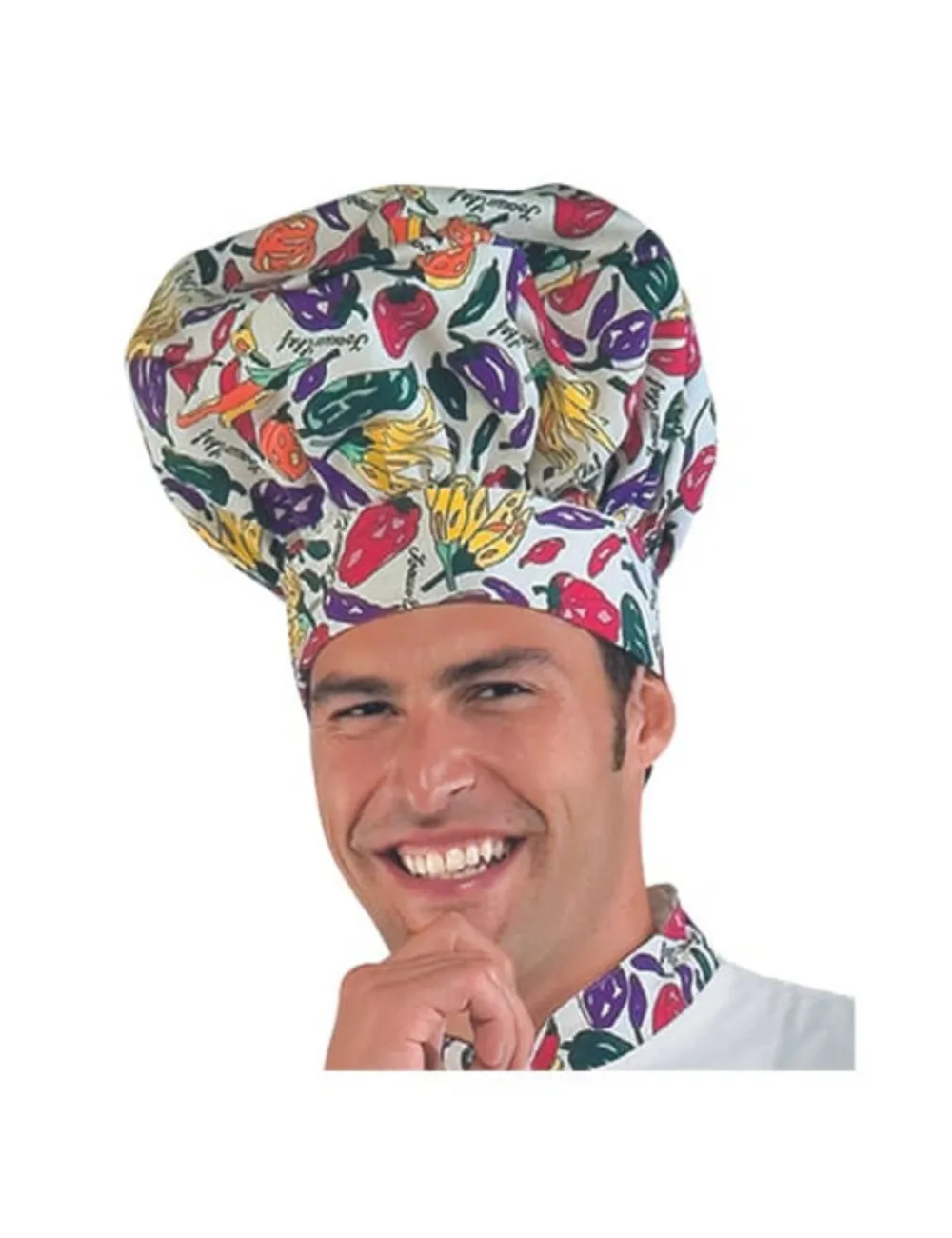 Gorro de Cocinero en Fantasía Pepper - Isacco