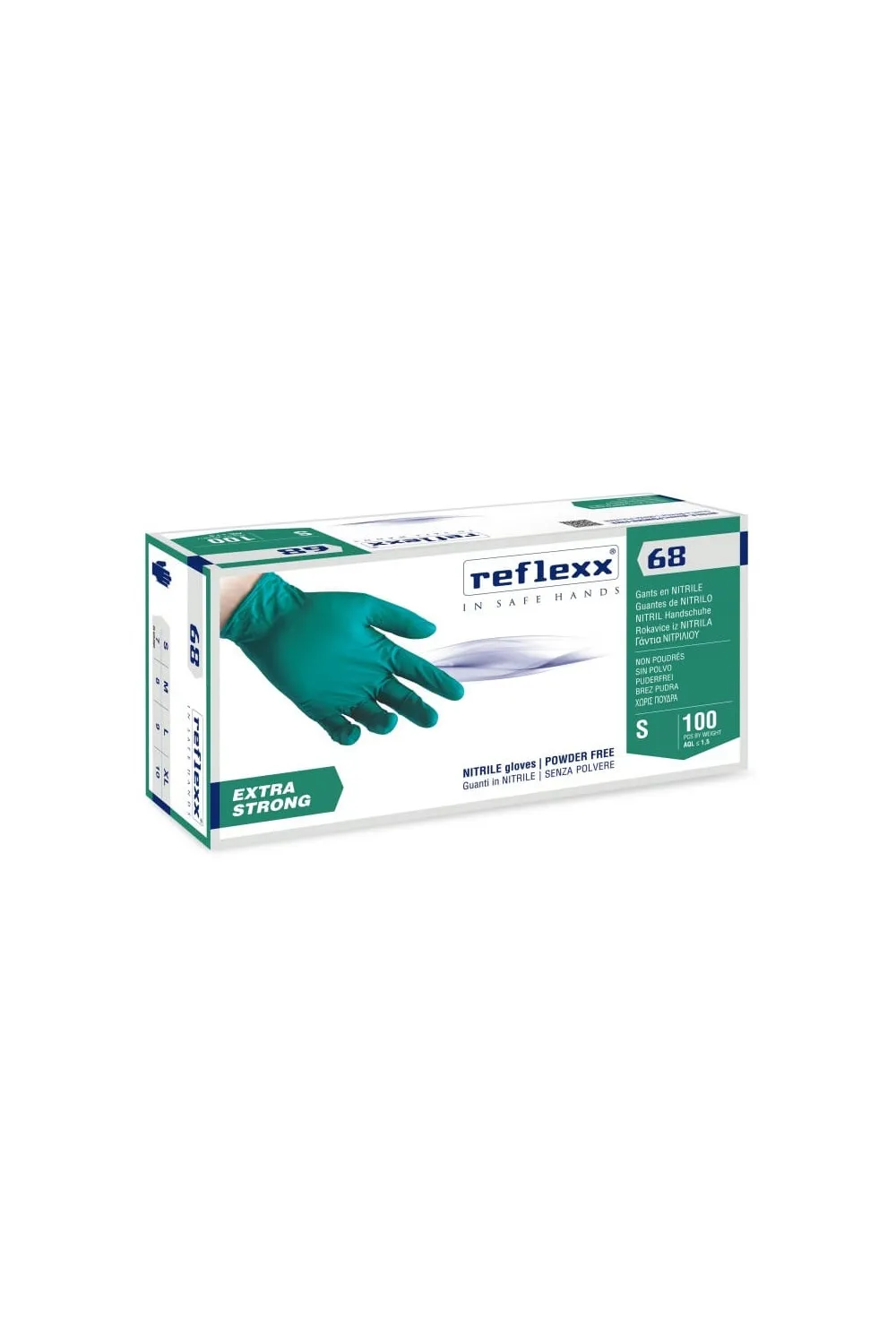 GREEN NITRILE POWDER FREE GLOVE